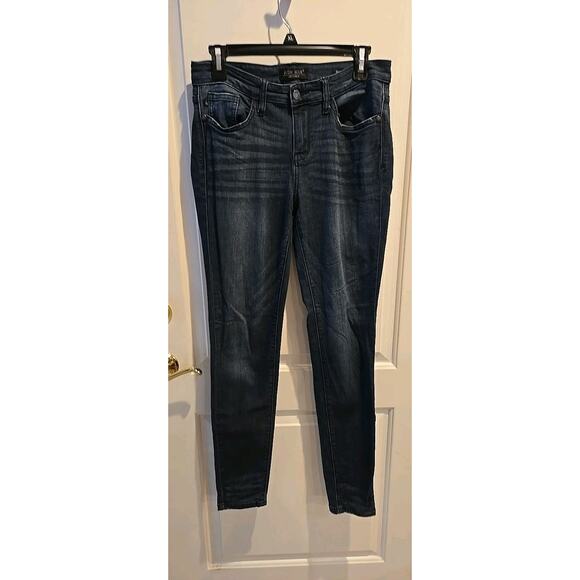 Judy Blue Denim - Judy Blue Jeans Women's 7/28 Skinny Fit High Rise Ankle Stretch Dark Wash